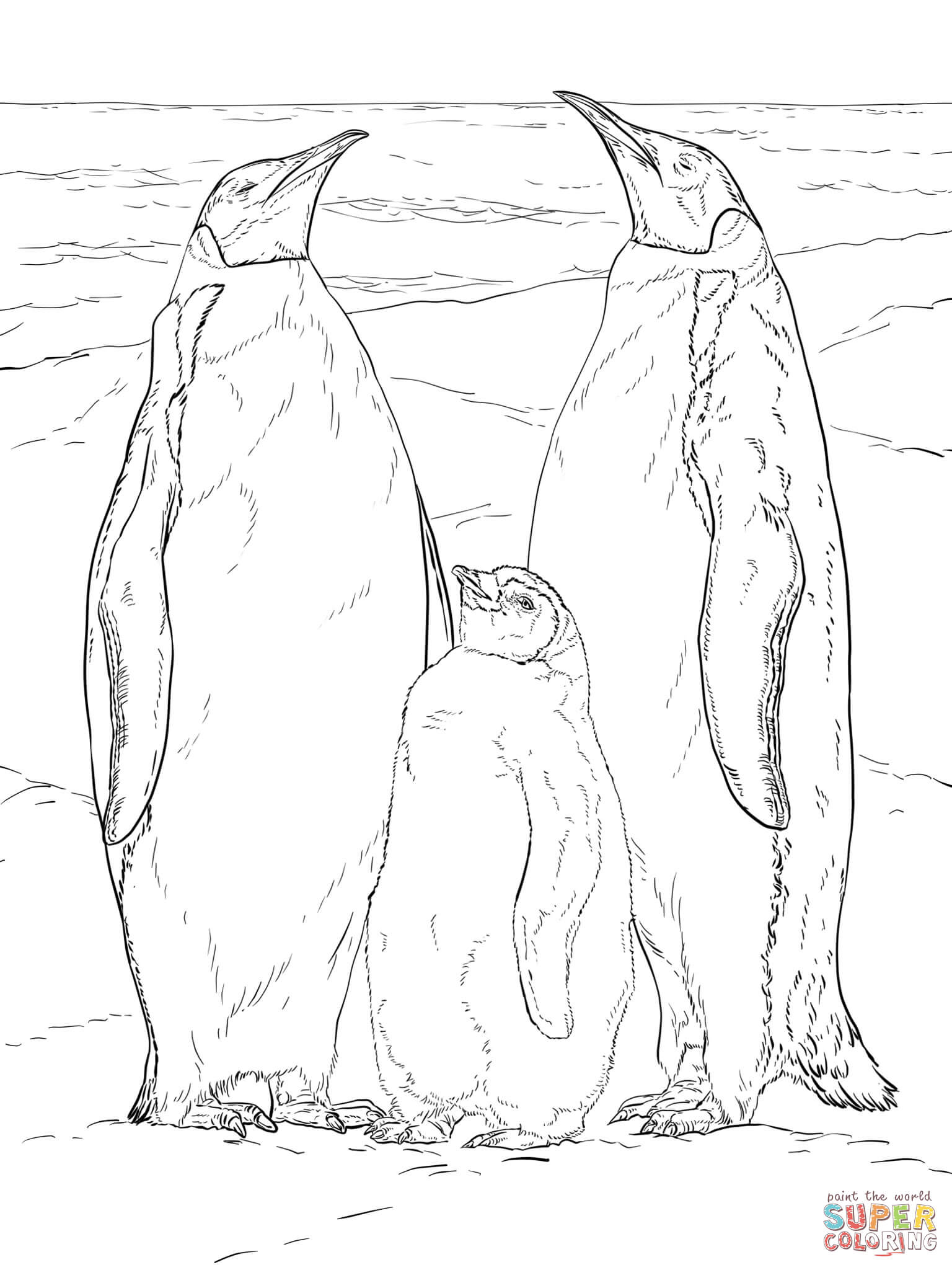 Penguin Coloring Pages Printable 31