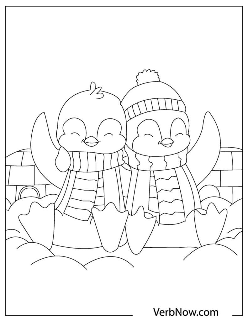 Penguin Coloring Pages Printable 32