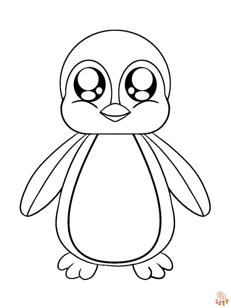 Penguin Coloring Pages Printable 34