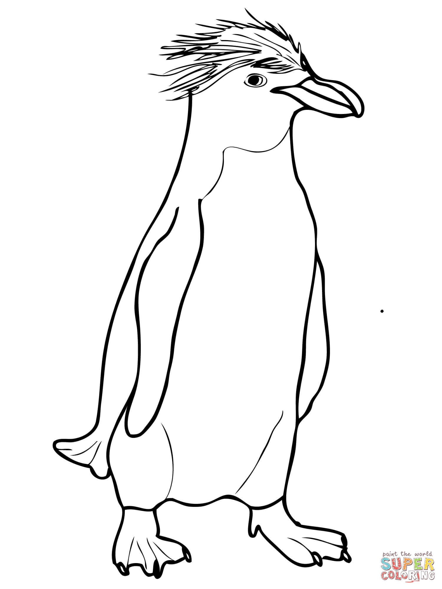 penguin coloring pages printable jpg