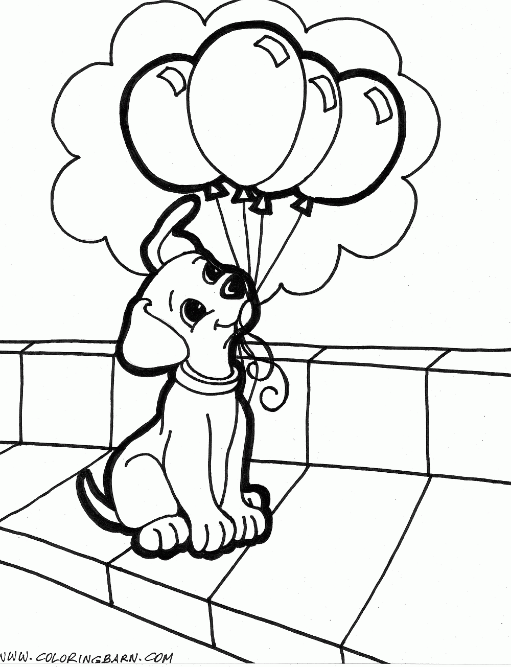 Puppy Coloring Pages Printable 16