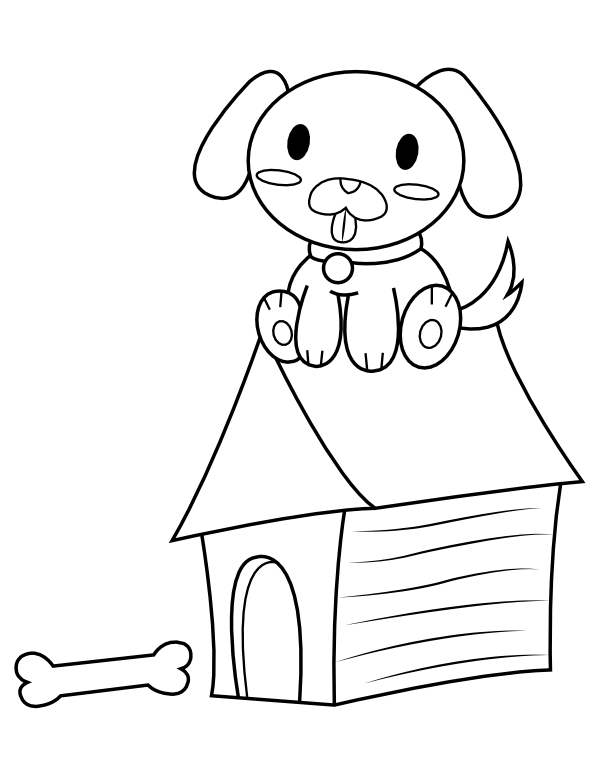 Puppy Coloring Pages Printable 22