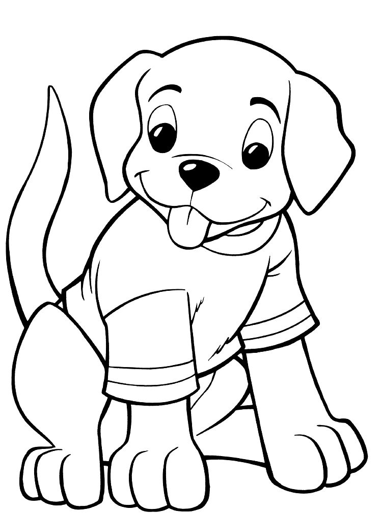 Puppy Coloring Pages Printable 24