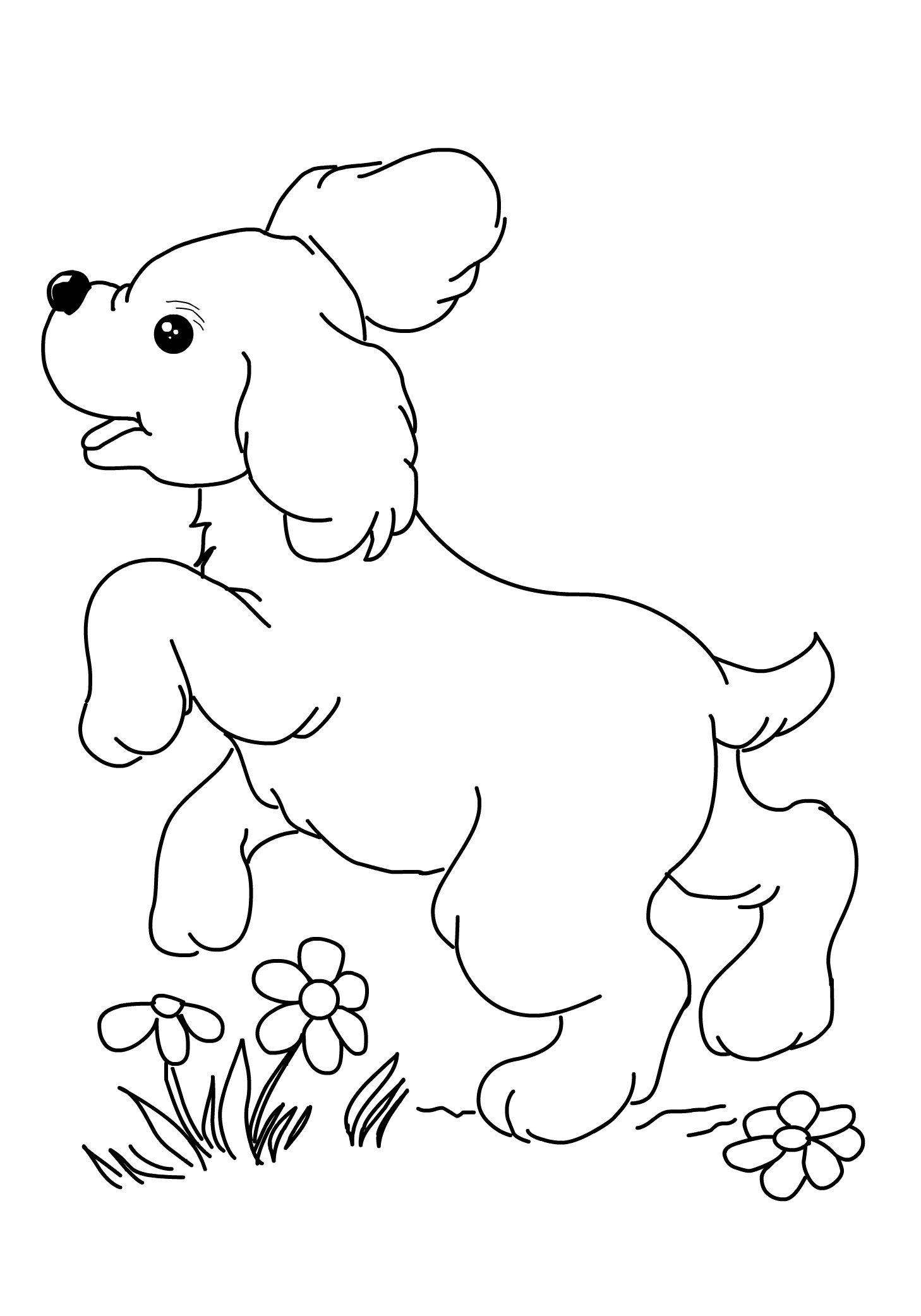 Puppy Coloring Pages Printable 26