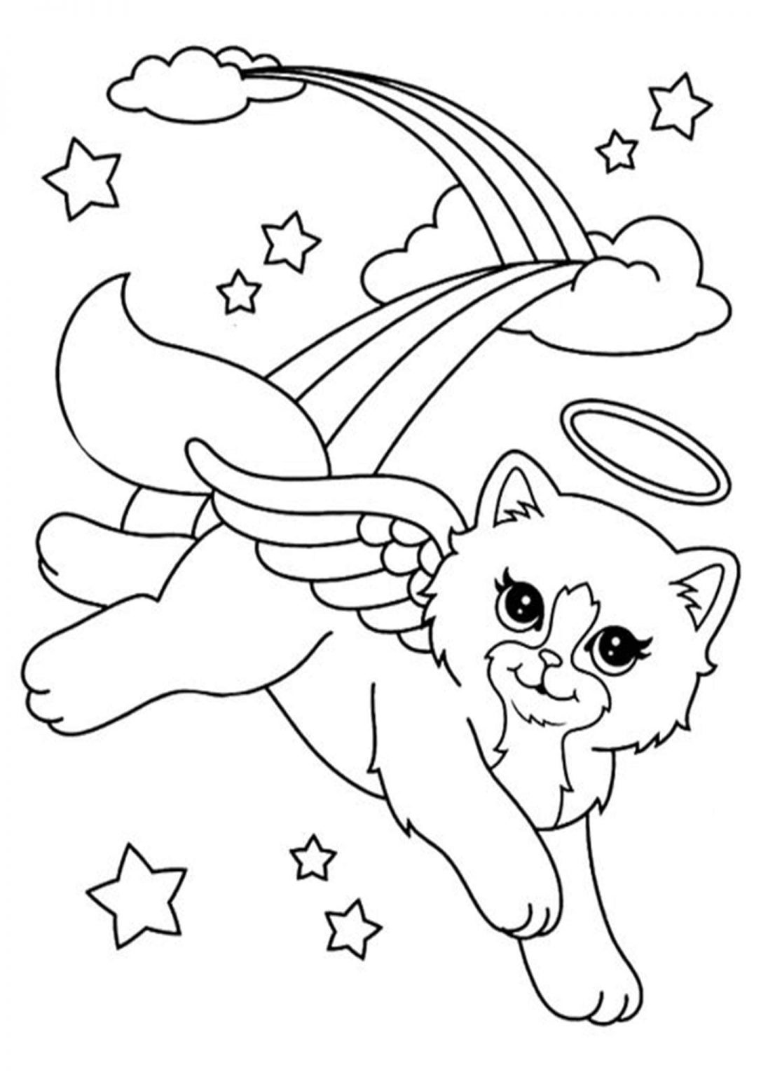 Rainbow Coloring Pages Printable 16