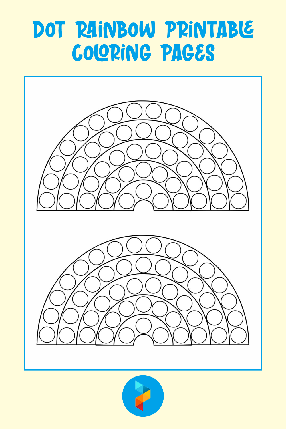 Rainbow Coloring Pages Printable 20