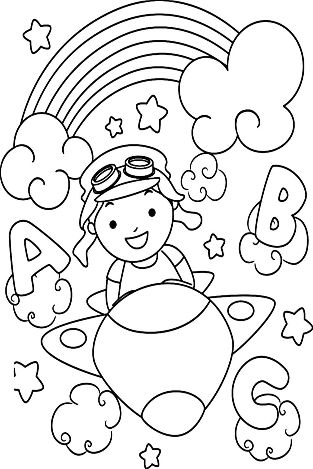 rainbow coloring pages printable jpg