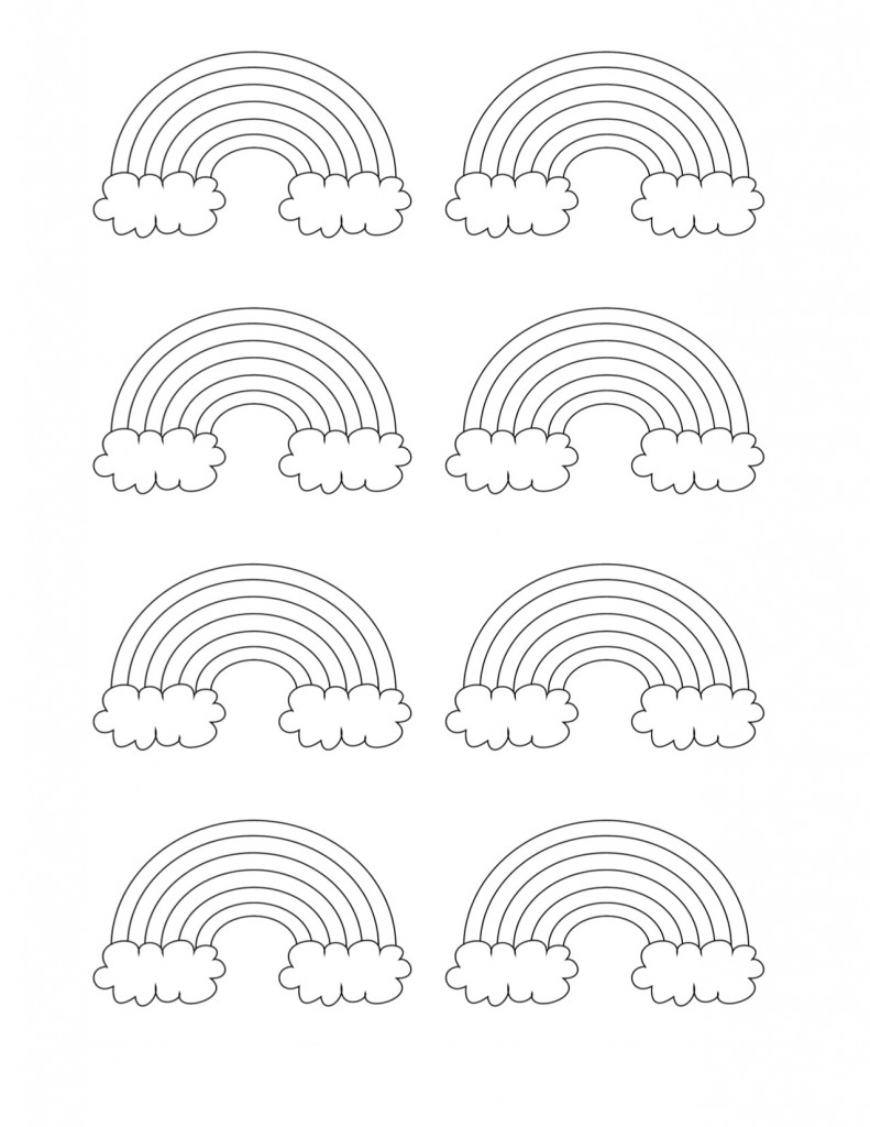 Rainbow Coloring Pages Printable 29