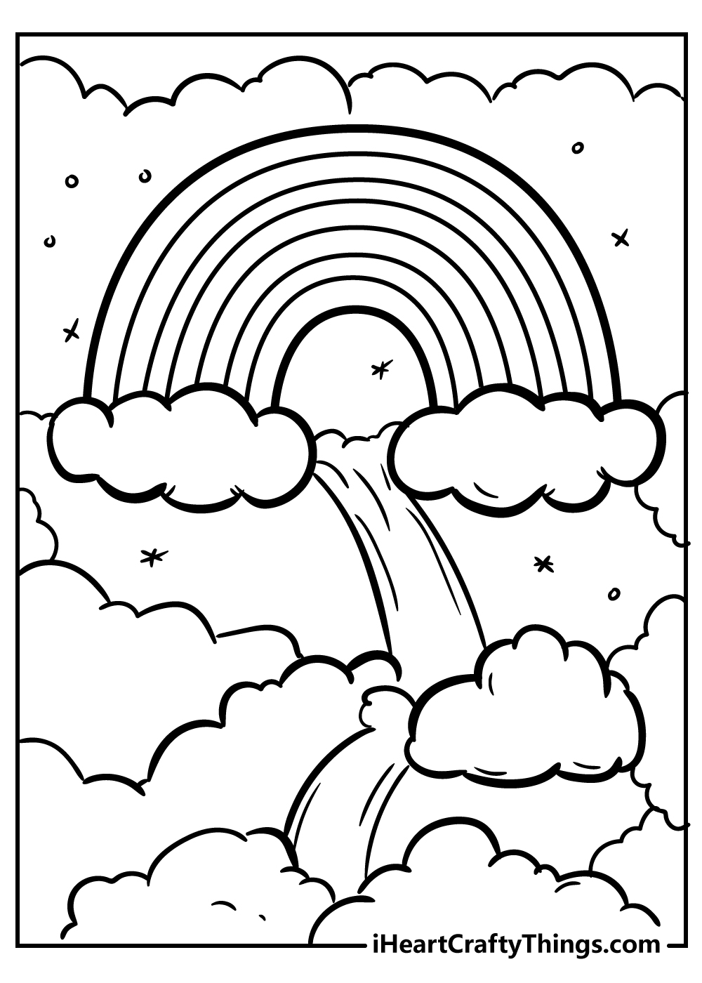 rainbow coloring pages printable jpg