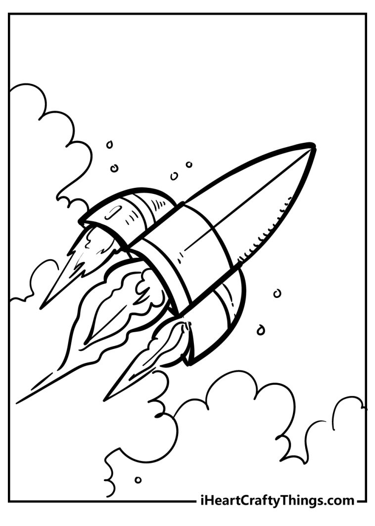 rocketing rocket coloring pages printable jpg