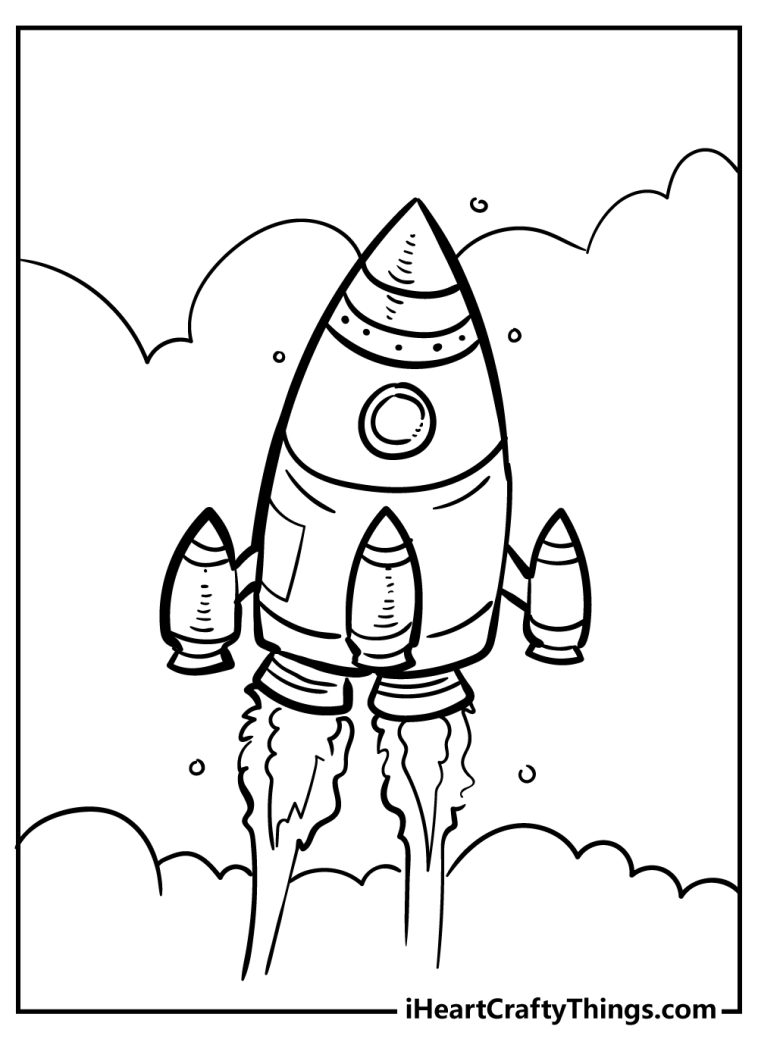 rocketing rocket coloring pages printable jpg