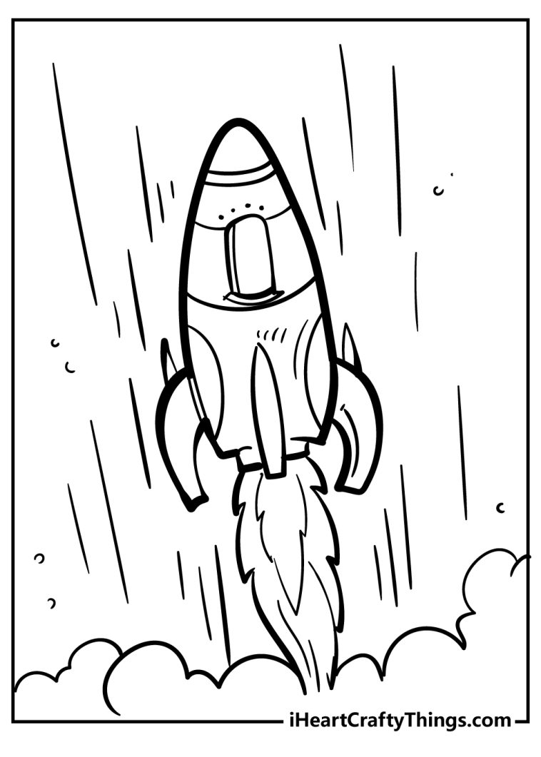 rocketing rocket coloring pages printable jpg