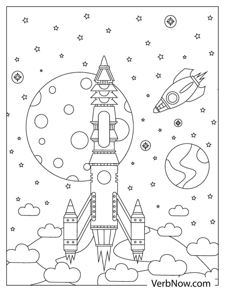 rocketing rocket coloring pages printable jpg