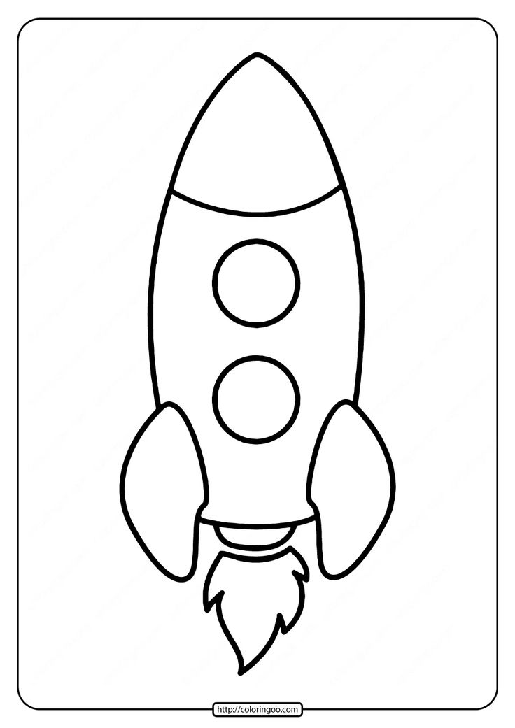 Rocketing Rocket Coloring Pages Printable 6