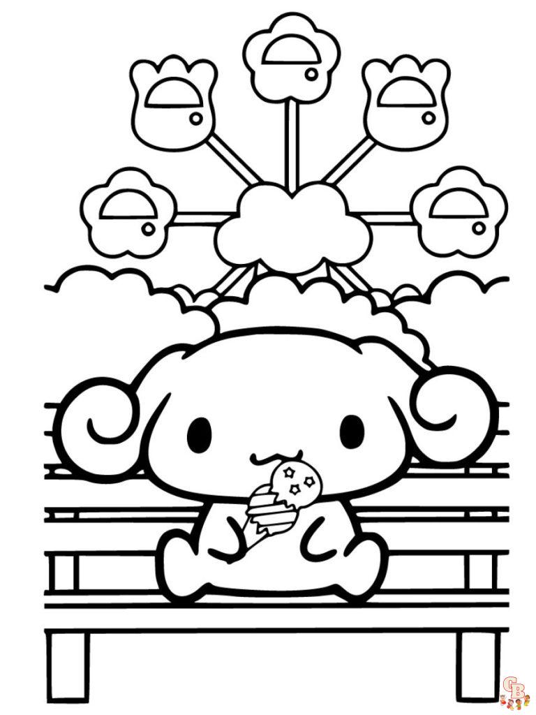 cinnamoroll coloring pages printable jpg