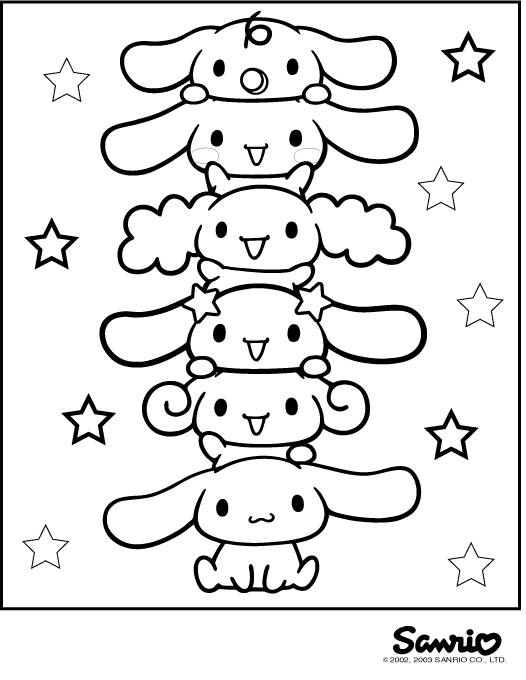 30 Cinnamoroll Coloring Pages Printable 2