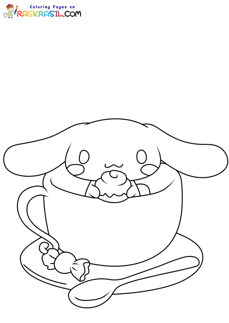 cinnamoroll coloring pages printable jpg