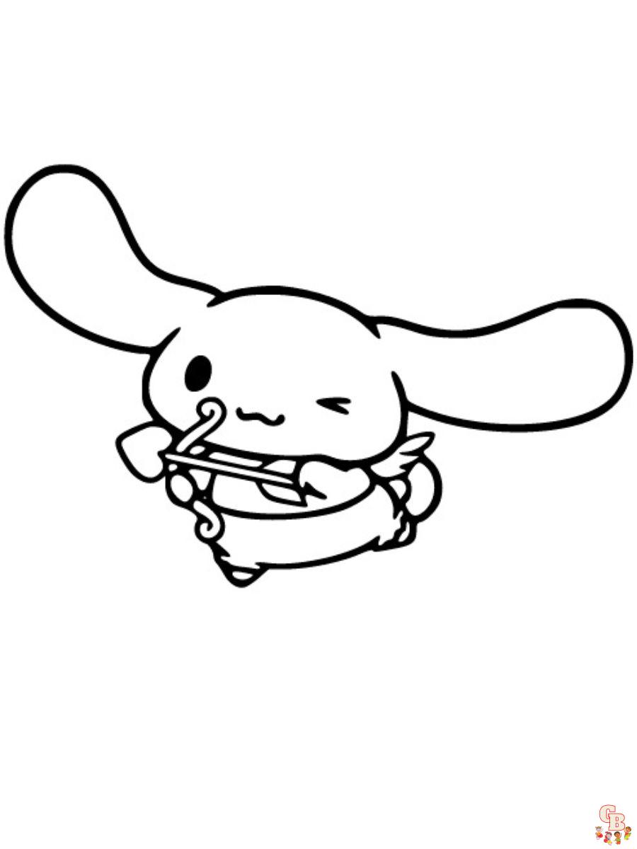 cinnamoroll coloring pages printable jpg