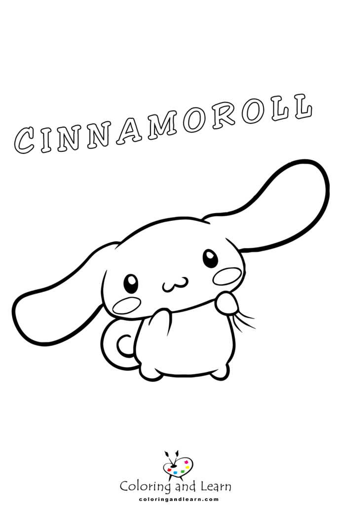 cinnamoroll coloring pages printable jpg