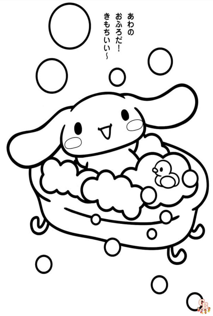 cinnamoroll coloring pages printable jpg