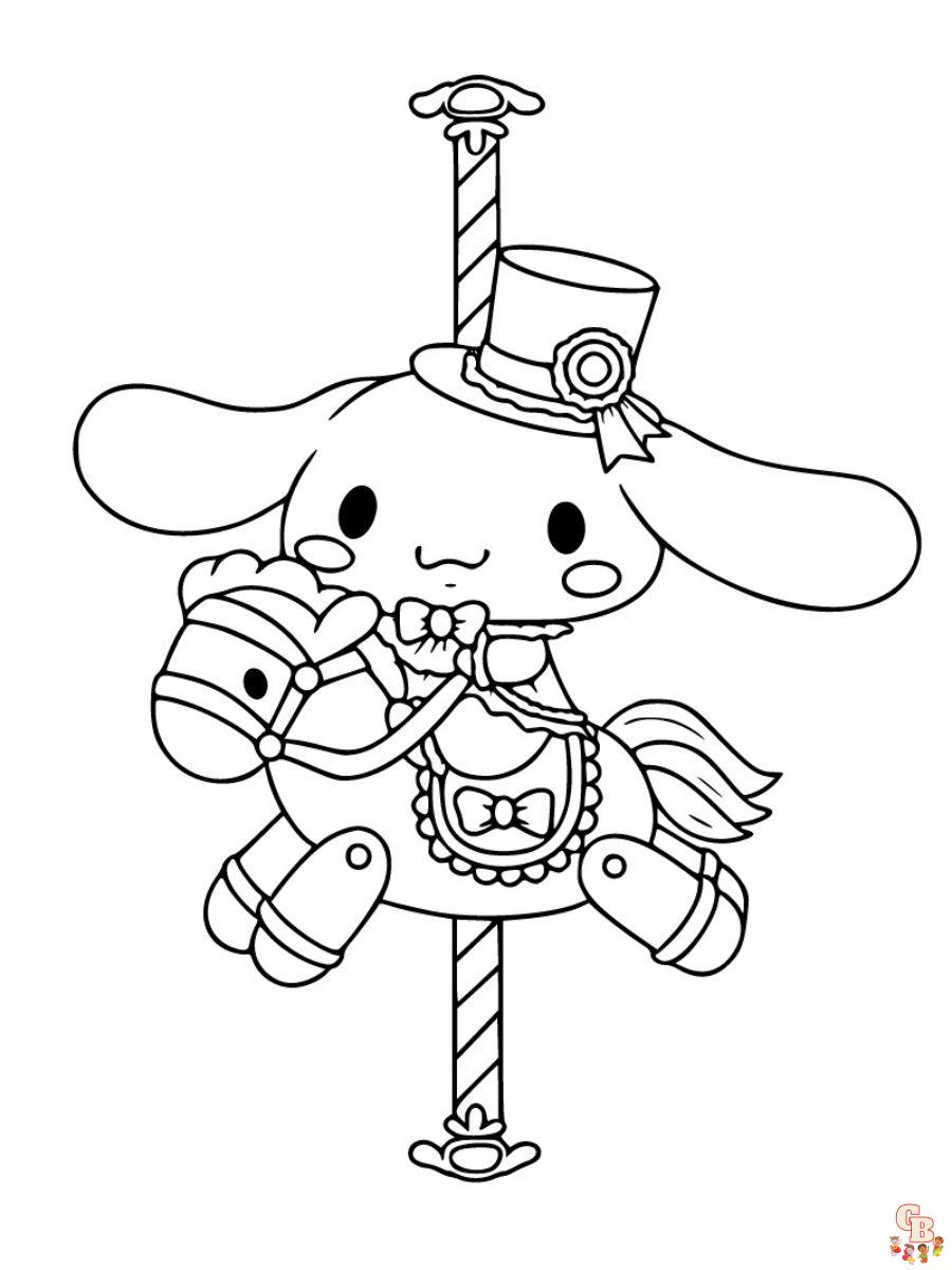 30 Cinnamoroll Coloring Pages Printable 5