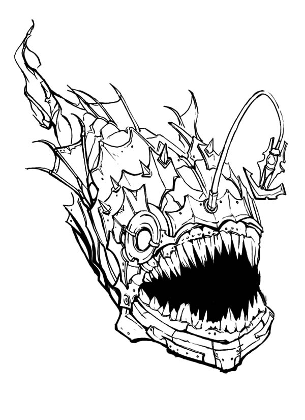 30 Ferocious Piranhas Coloring Pages Printable 18