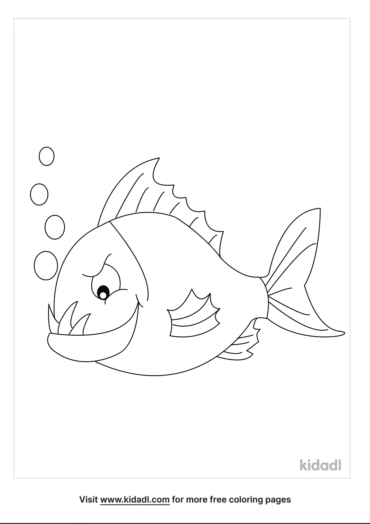 ferocious piranhas coloring pages printable jpg