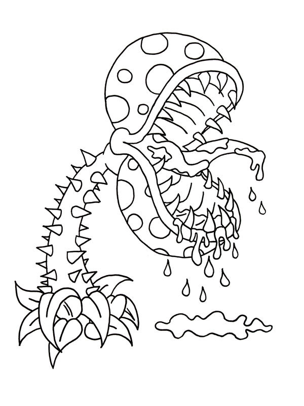 30 Ferocious Piranhas Coloring Pages Printable 32