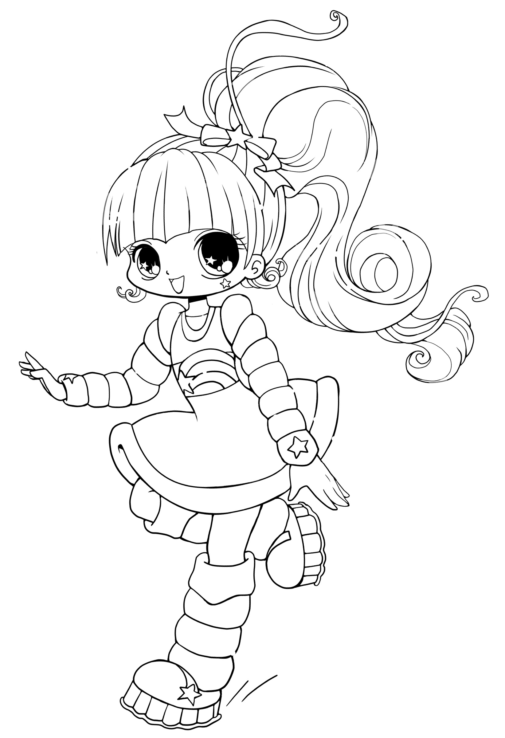 30 Kawaii Coloring Pages Printable 13