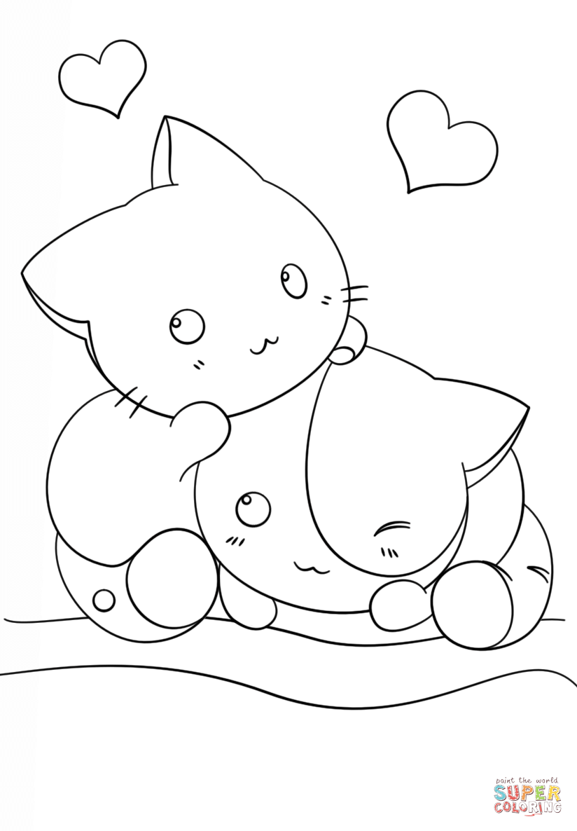 kawaii coloring pages printable jpg