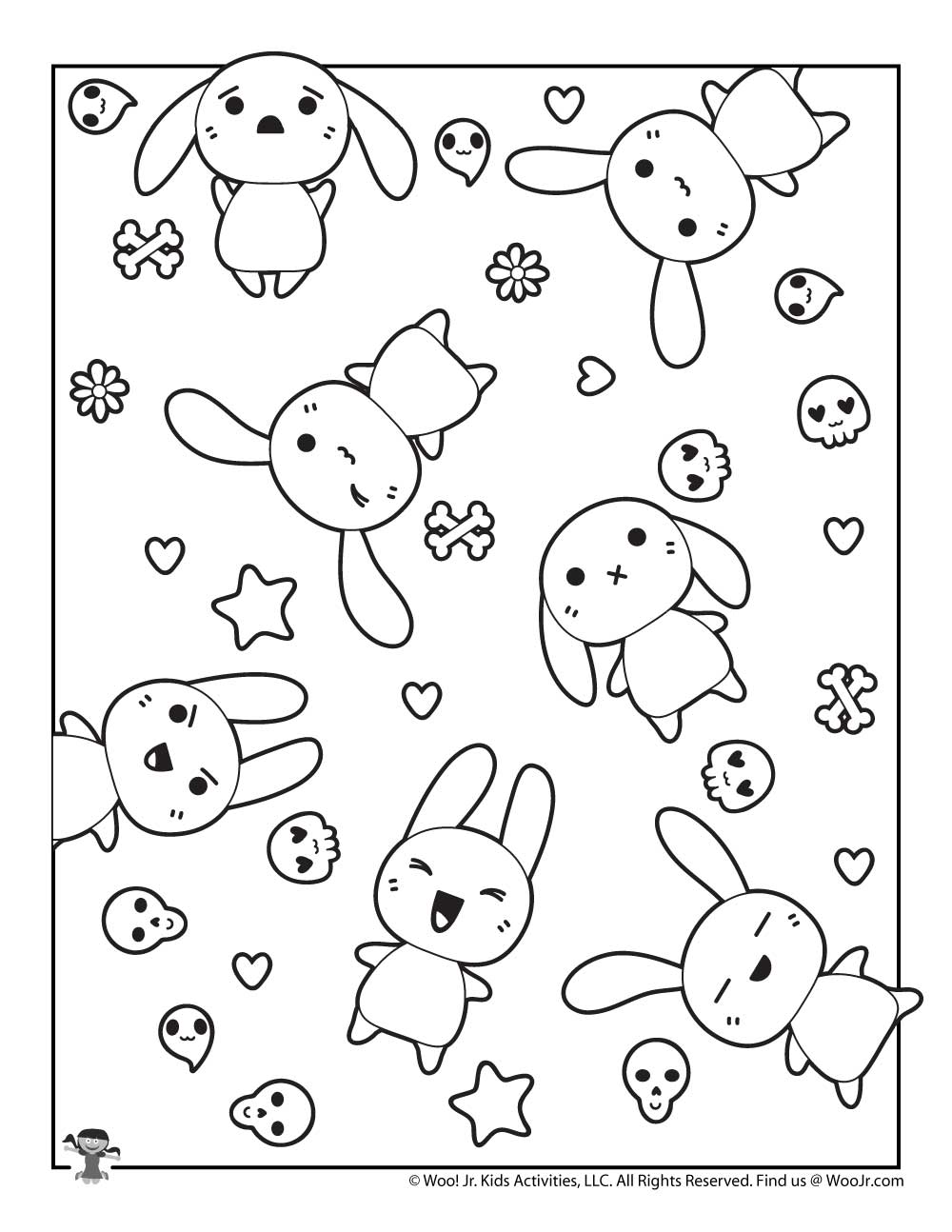 30 Kawaii Coloring Pages Printable 31