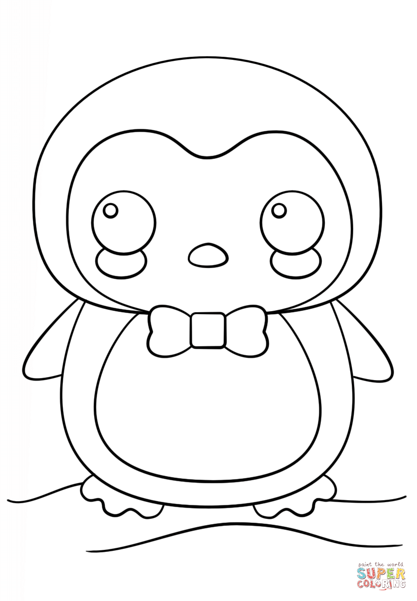 30 Kawaii Coloring Pages Printable 33