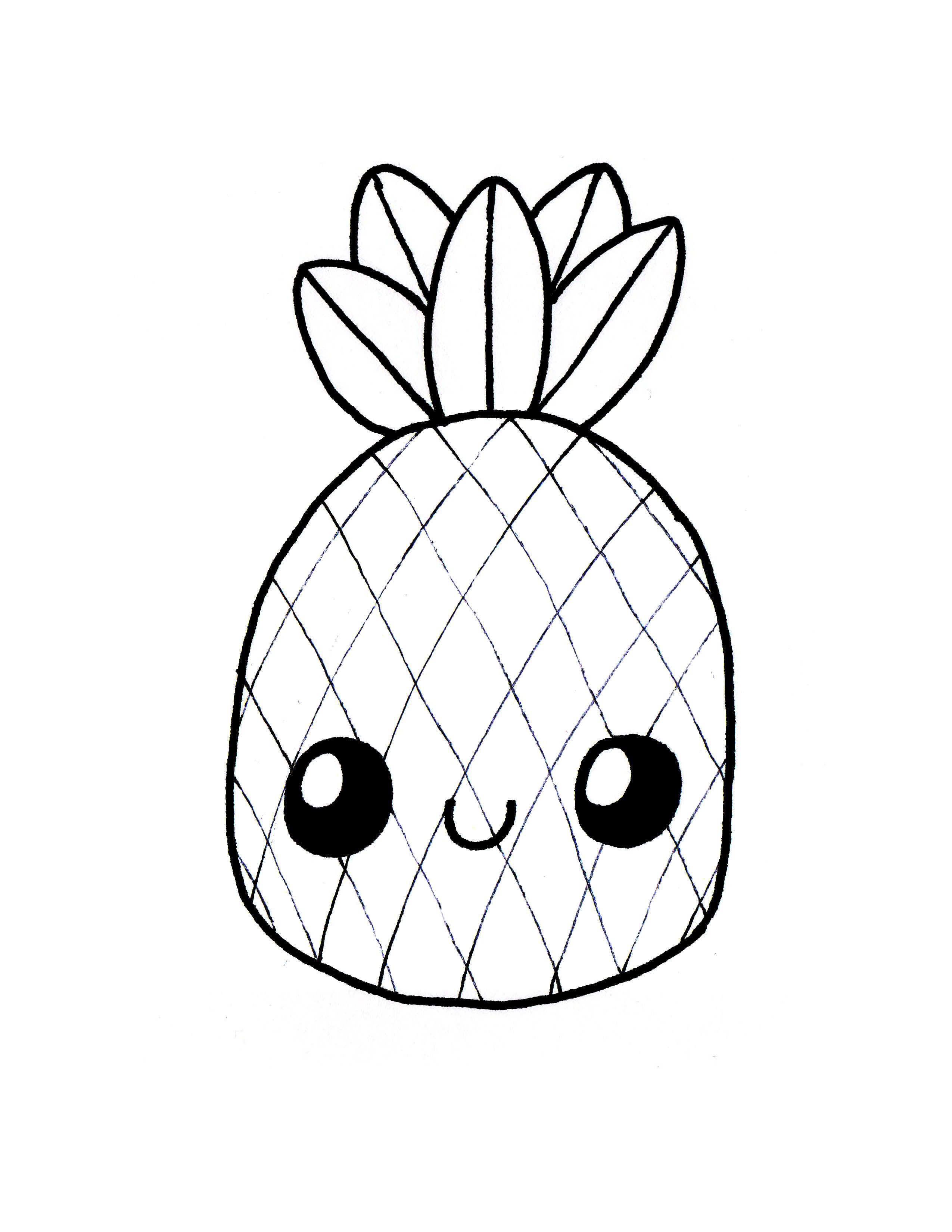 30 Kawaii Coloring Pages Printable 7