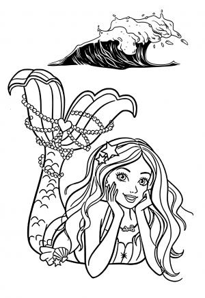 mermaid coloring pages for adults printable jpg