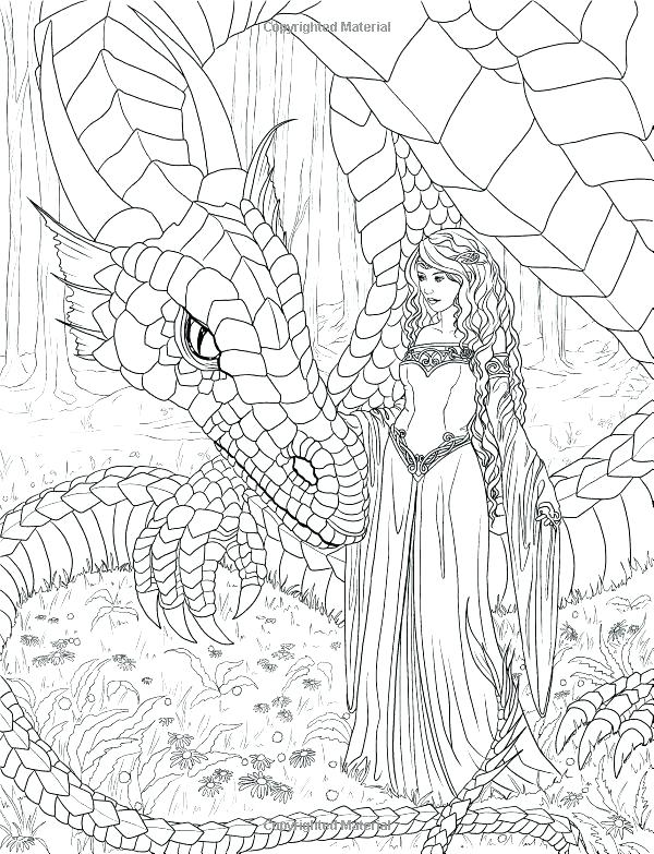 30 Mermaid Coloring Pages for Adults Printable 25