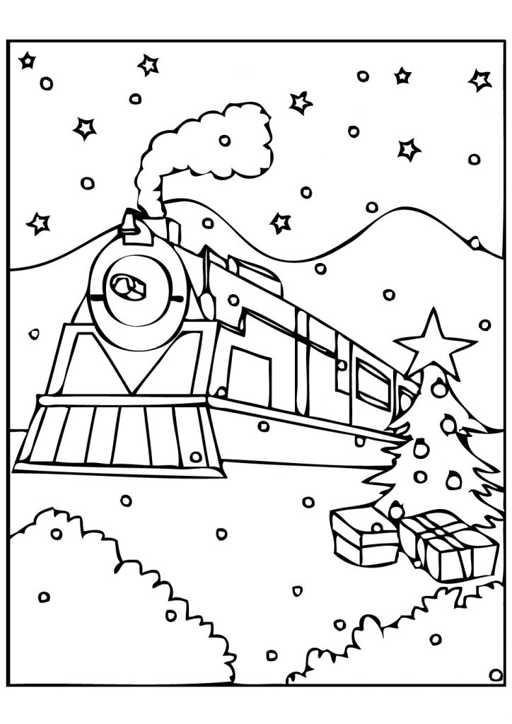 30 Polar Express Coloring Pages Printable 1