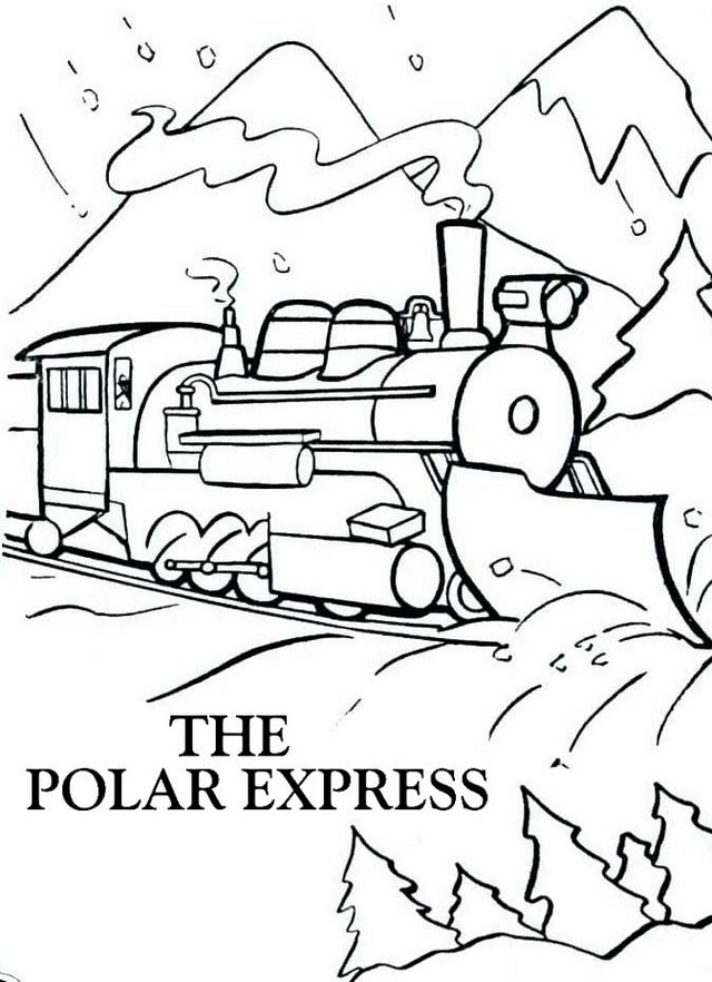 30 Polar Express Coloring Pages Printable 24