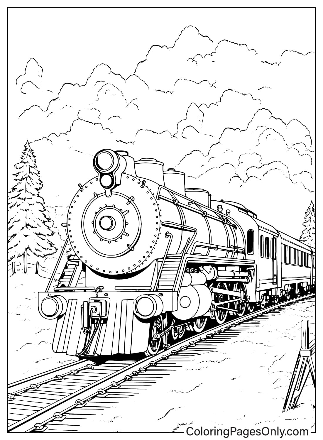 30 Polar Express Coloring Pages Printable 25