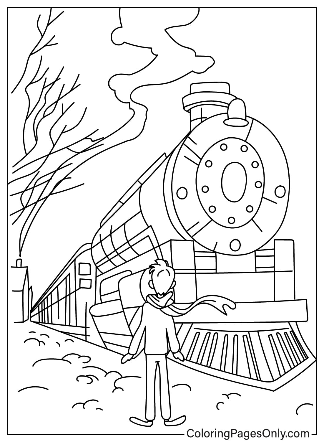 30 Polar Express Coloring Pages Printable 31