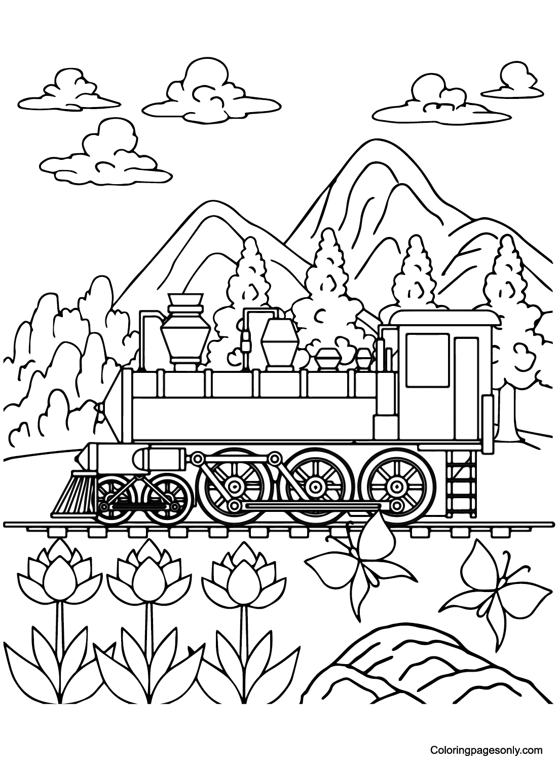 polar express coloring pages printable jpg