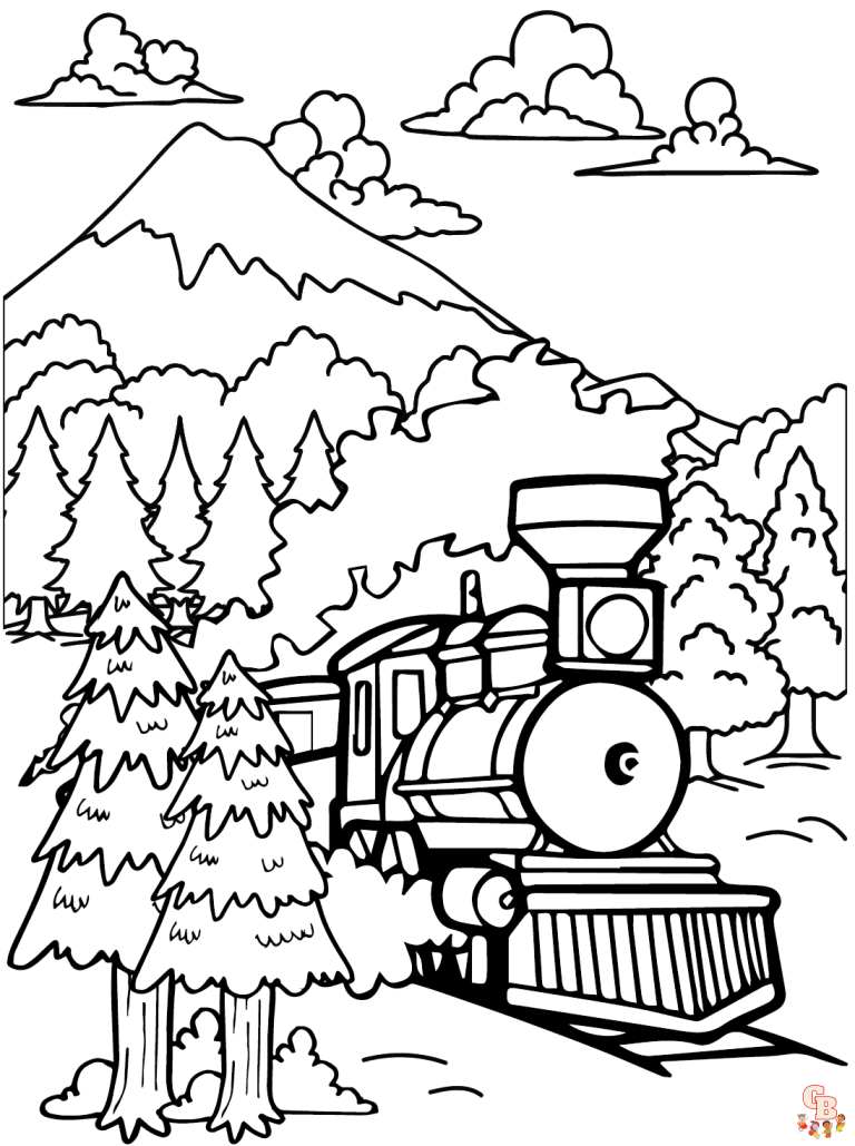 30 Polar Express Coloring Pages Printable 7