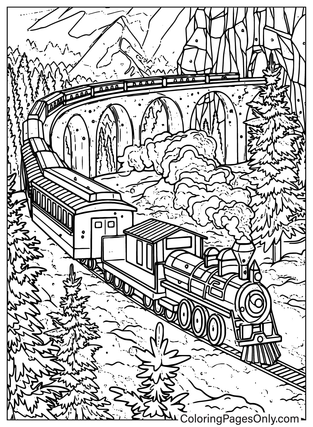 30 Polar Express Coloring Pages Printable 9