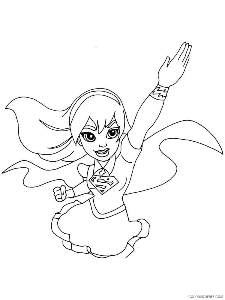 30 Supergirl Coloring Pages Printable 11