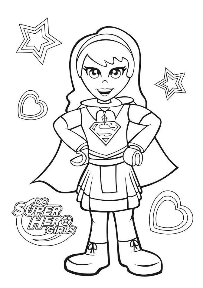 30 Supergirl Coloring Pages Printable 27