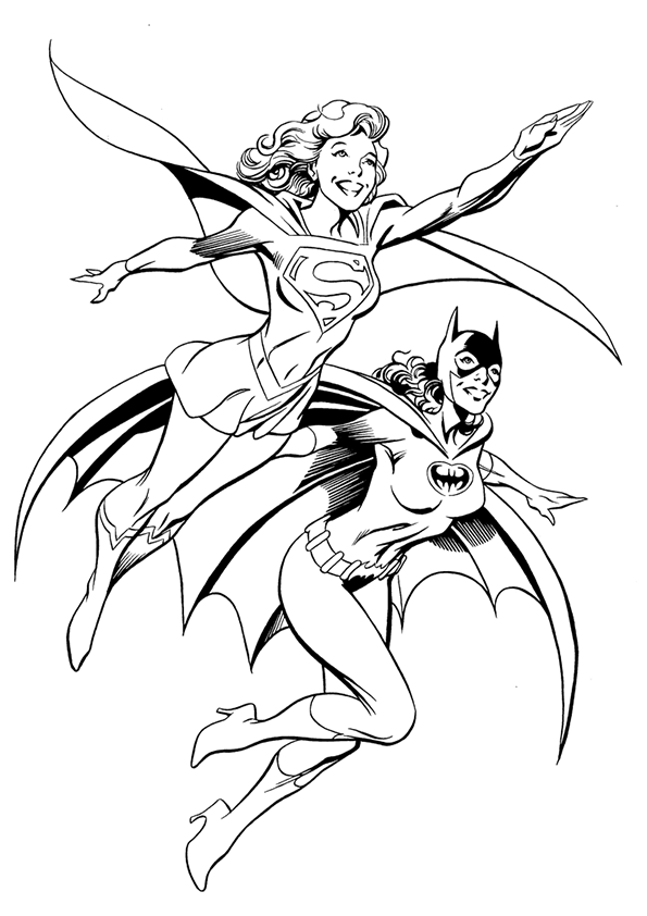 30 Supergirl Coloring Pages Printable 32