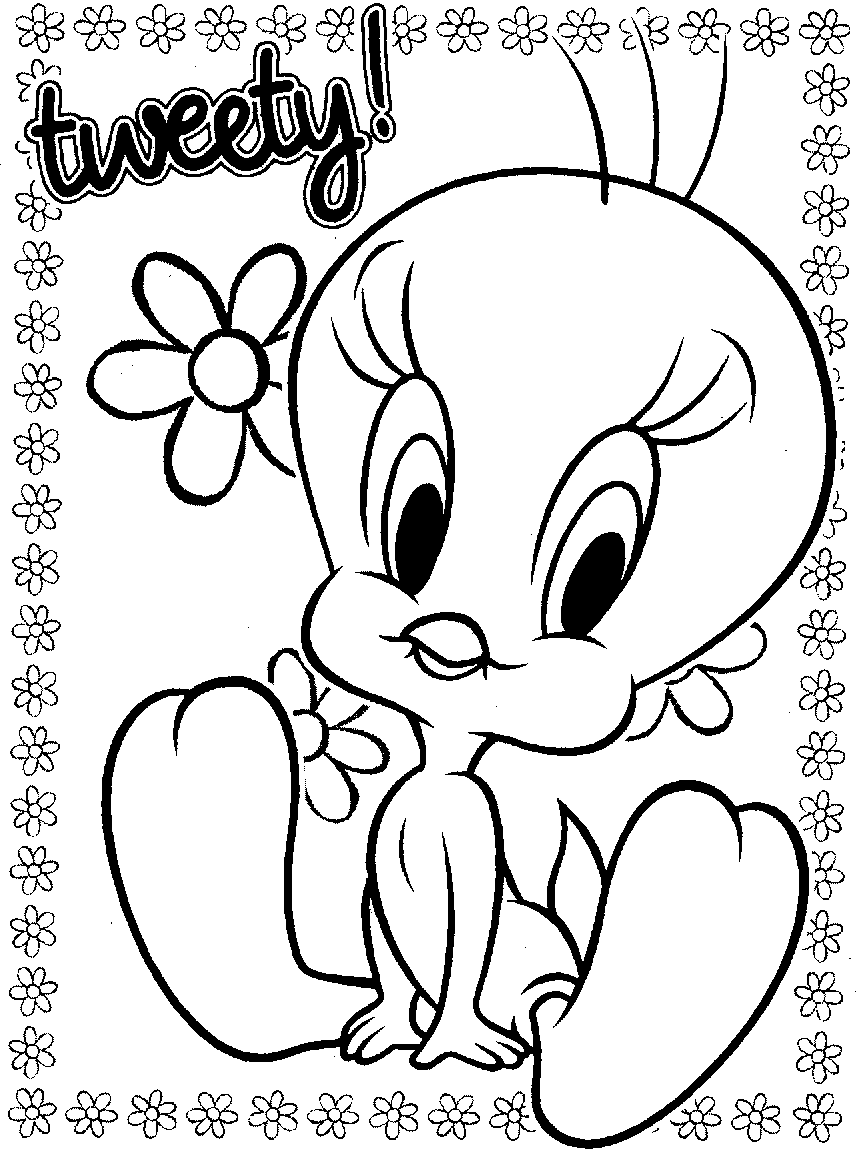 30 Tweety Coloring Pages Printable 22