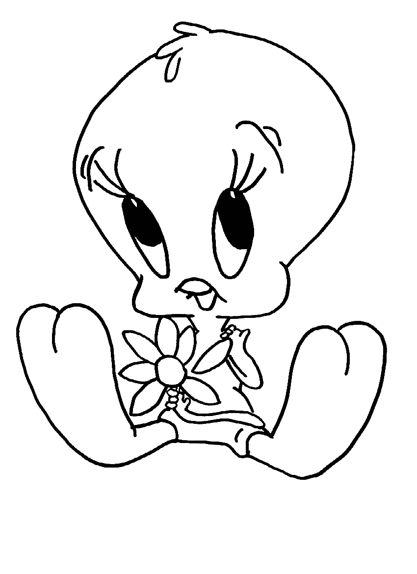 30 Tweety Coloring Pages Printable 3