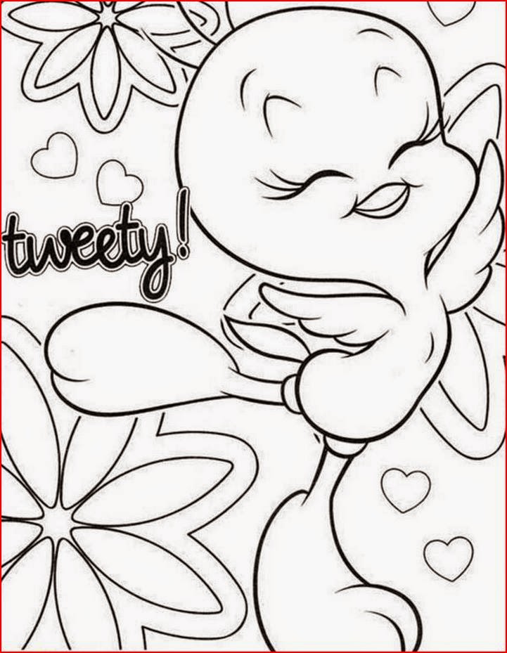 30 Tweety Coloring Pages Printable 4