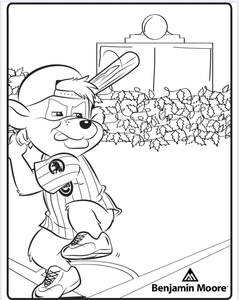 31 Chicago Cubs Logo Coloring Pages Printable 3