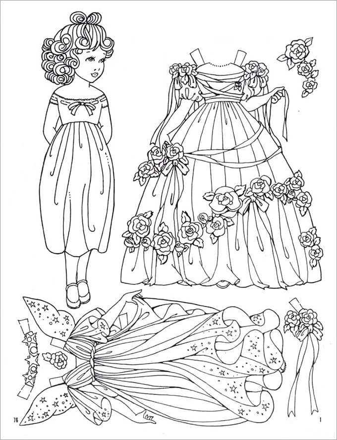 creative paper doll template printable jpg